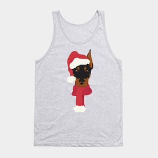 Doberman Christmas Dog Tank Top